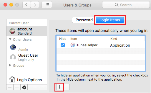 Turn off startup apps mac